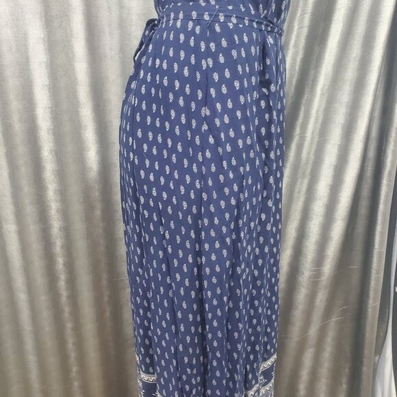 LuLu's Coveted Curated Collected Boho Paisley Low Back Maxi Dress Size M - Picture 6 of 16